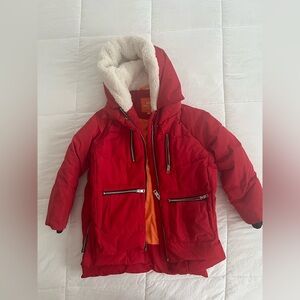 Orolay Children Hooded Down Coat Girl's Quilted Puffer Winter (6-7 y.o)
